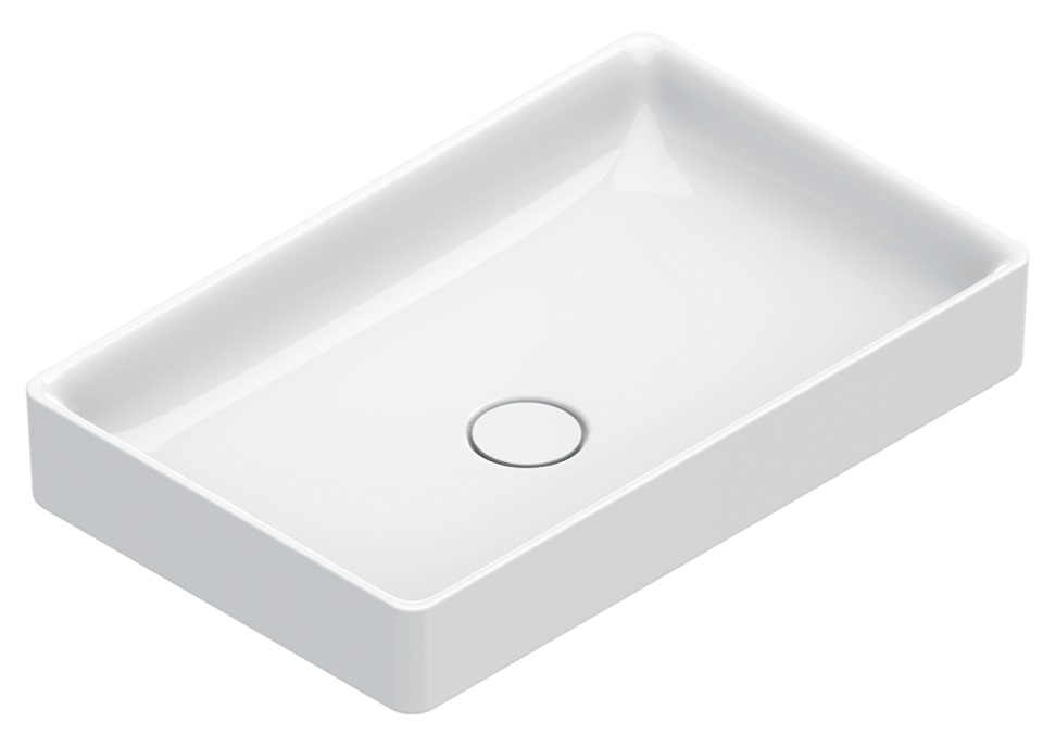 Catalano Green lavabo 60x38 cm rectangulaire à poser blanc brillant 0422600001