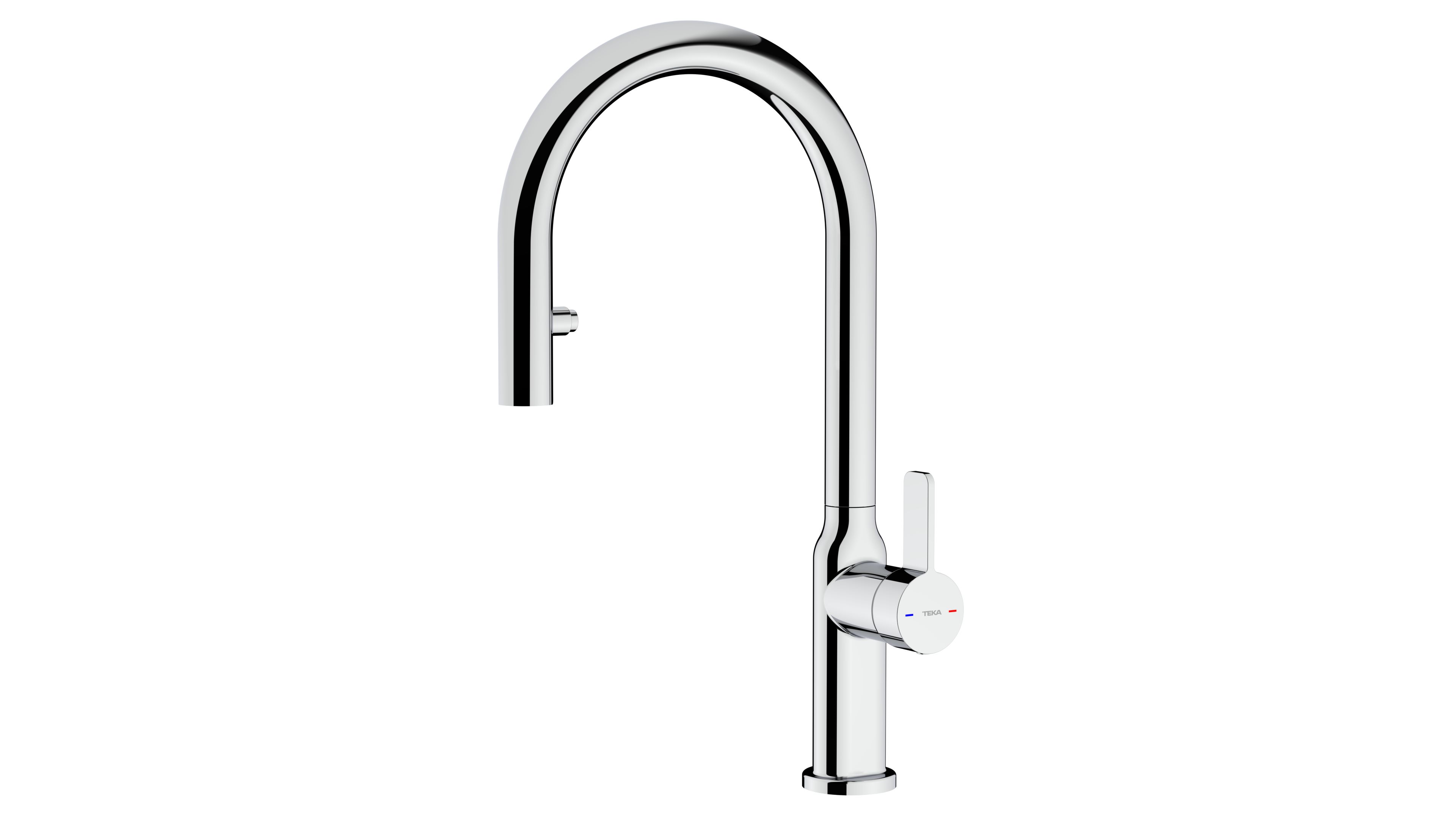 Teka Oval mitigeur de cuisine sur pied chrome 116020013
