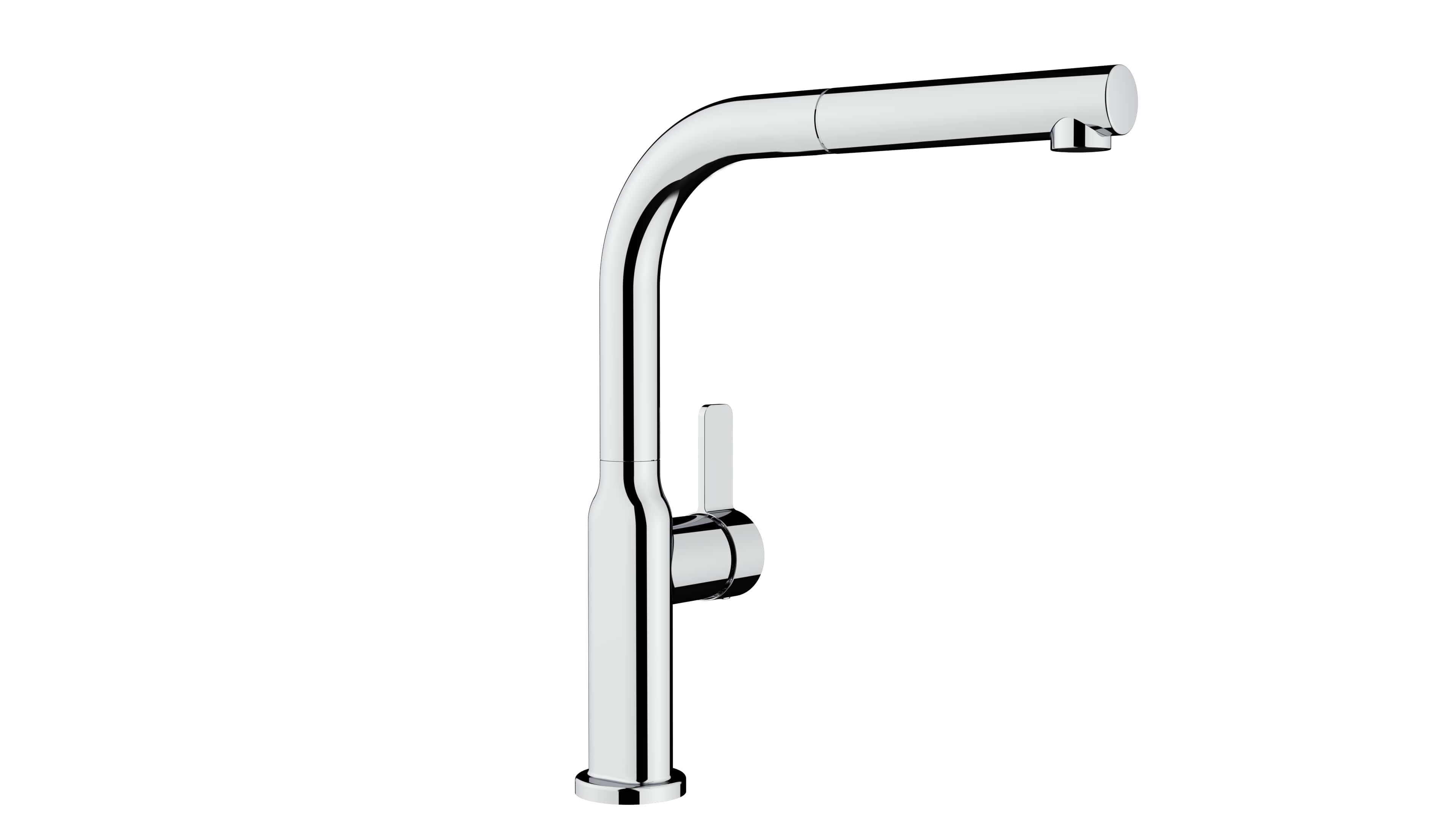 Teka Oval mitigeur de cuisine sur pied chrome 116020017