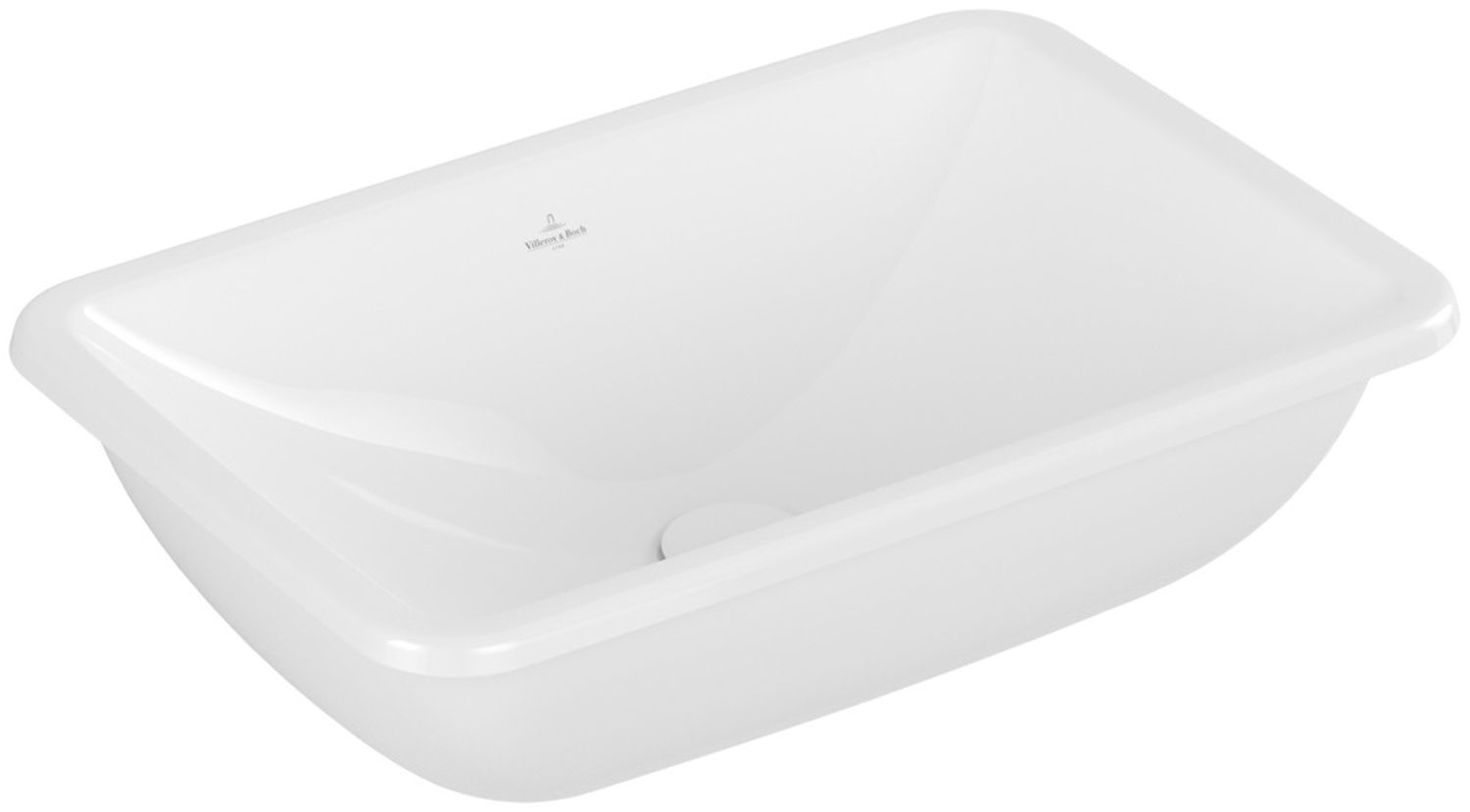Villeroy & Boch Loop & Friends lavabo 60.5x41 cm rectangulaire encastrée blanc brillant 4A6500R1