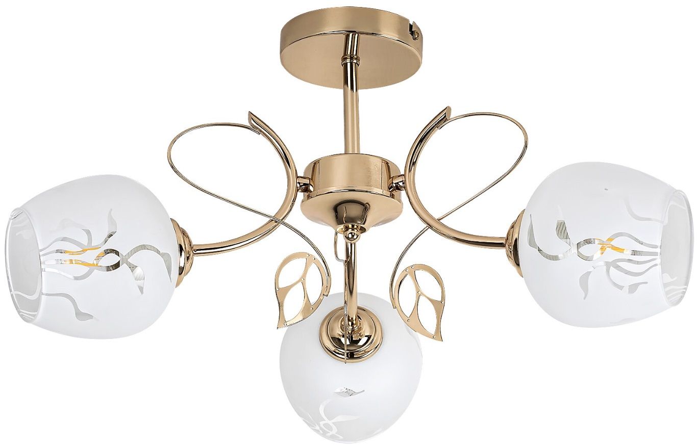 Rabalux Fauna plafonnier 3x40 W doré 5098