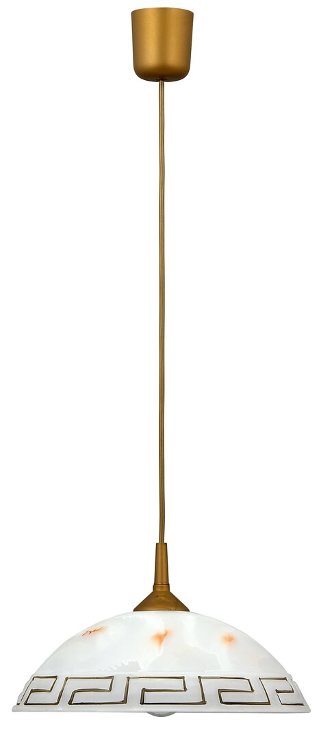 Rabalux Etrusco lampe suspendue 1x60 W blanc-marron 7652