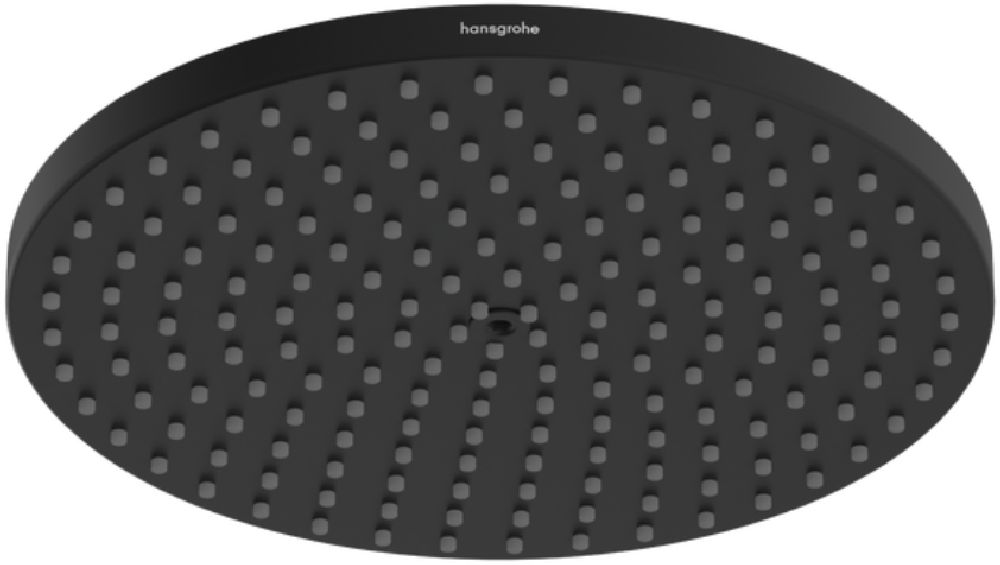 Hansgrohe Raindance douche à effet de pluie 24x24 cm circulaitre noir 27623670