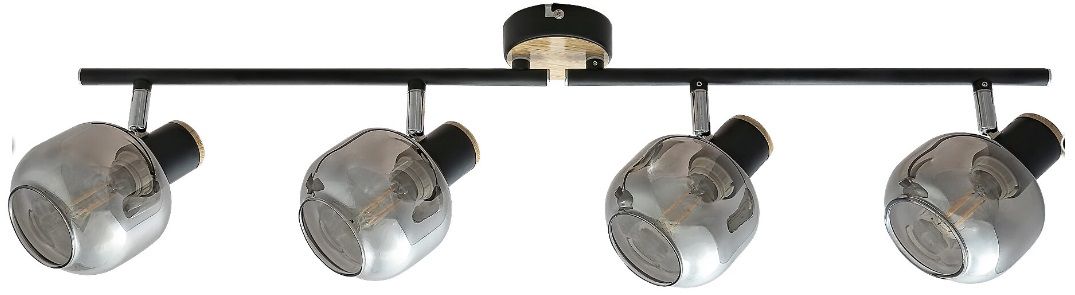 Rabalux Salazar plafonnier 4x40 W fumé 5400