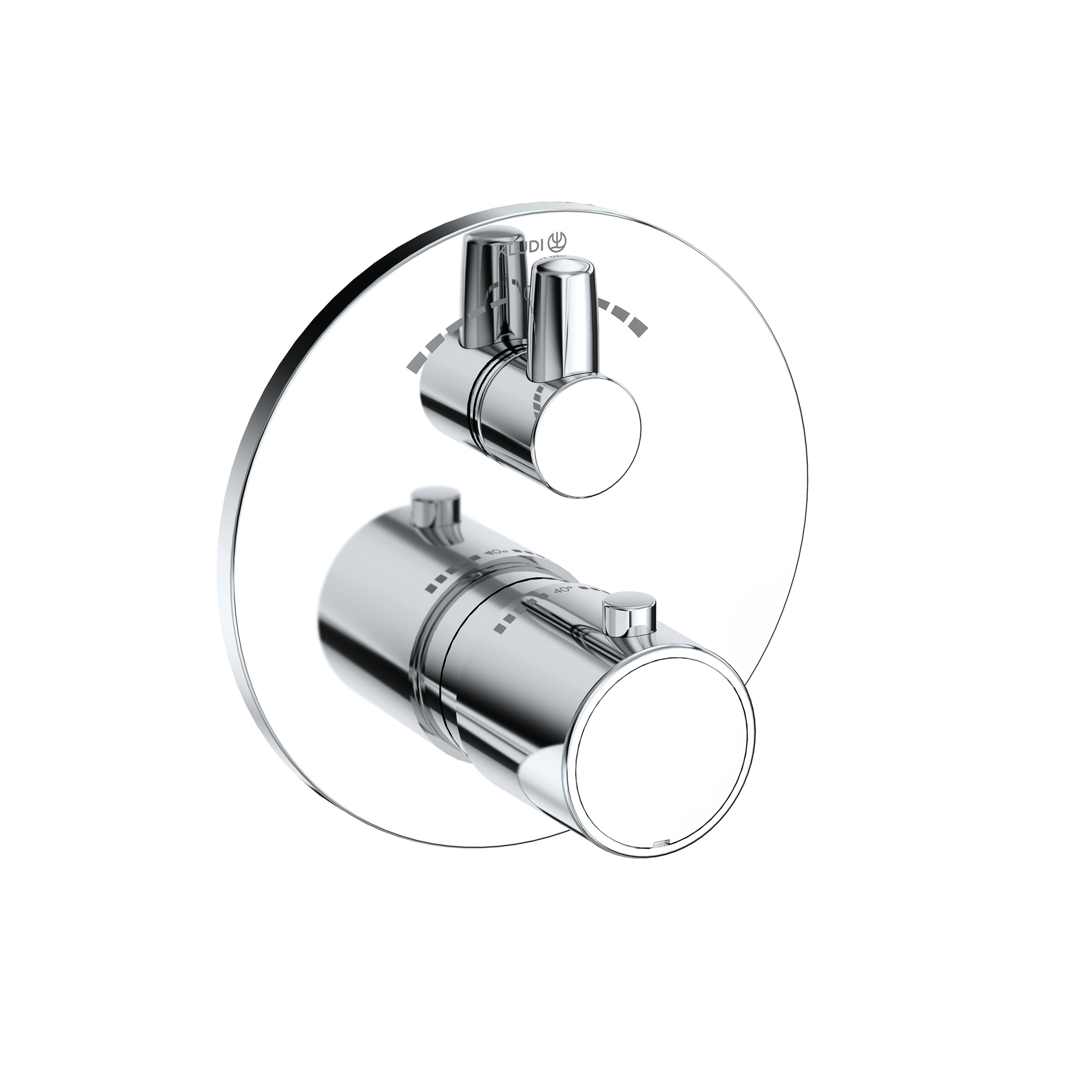 Kludi Zenta SL mitigeur bain-douche encastrée oui chrome 388100545