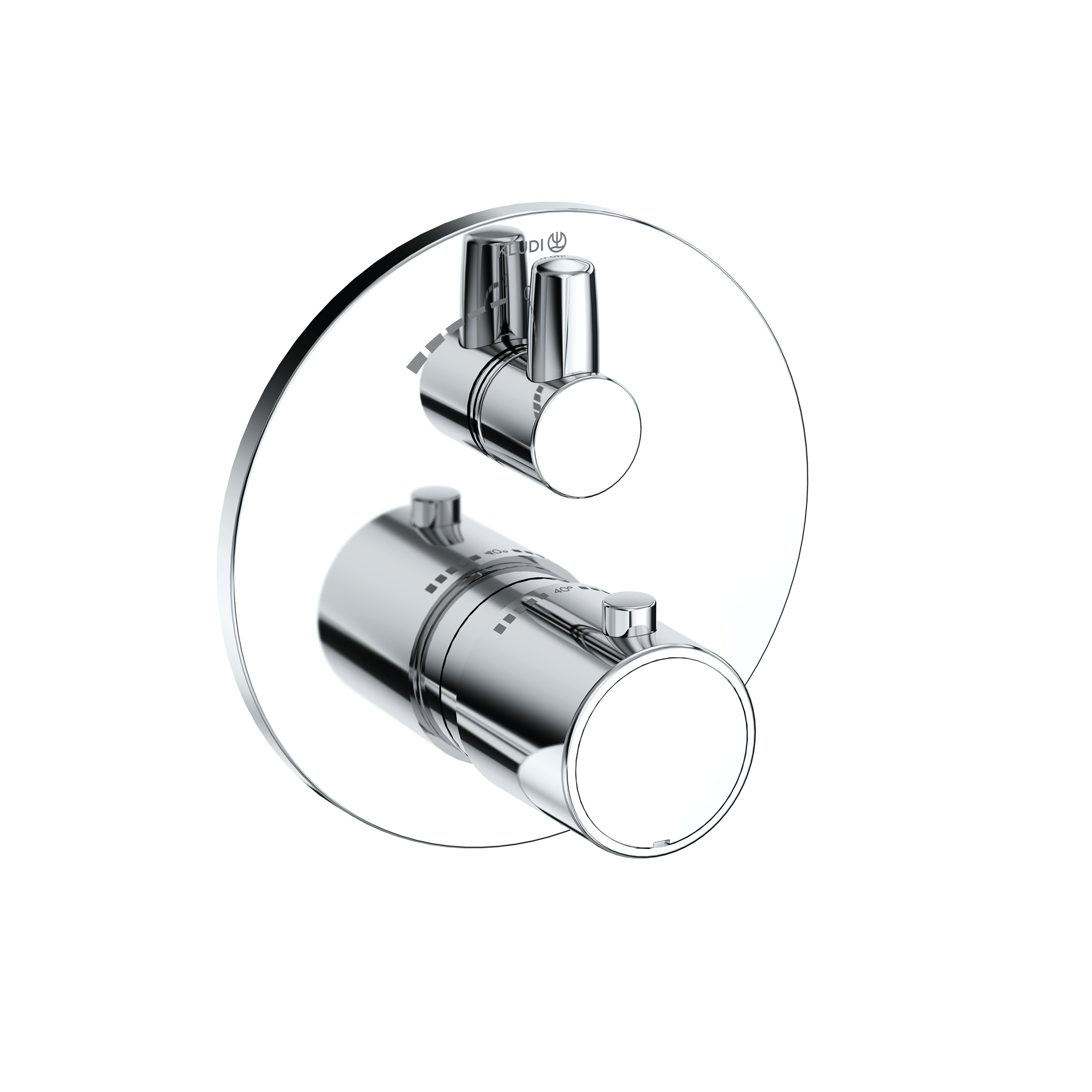 Kludi Zenta SL mitigeur de douche encastrée oui chrome 388850545