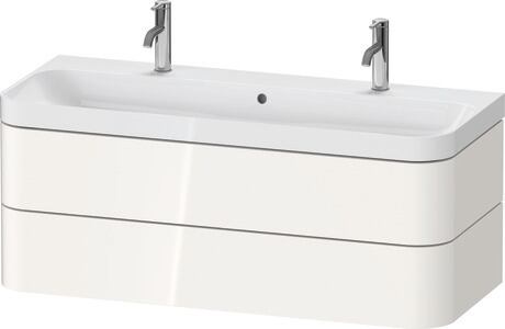 Duravit Happy D.2 lavabo avec meuble 117.5 cm blanche HP4379O22220000