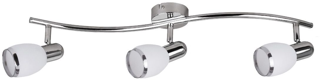 Rabalux Elite plafonnier 3x40 W blanc-chrome 6062