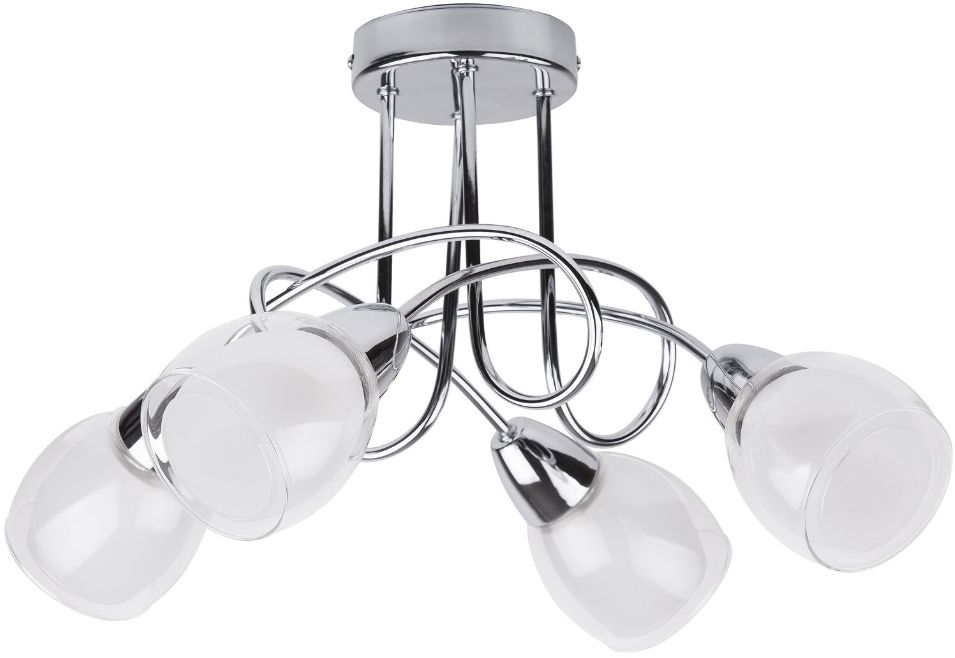 Rabalux Dave plafonnier 4x40 W blanc-chrome 6083