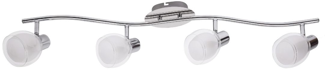 Rabalux Dave plafonnier 4x40 W blanc-chrome 6838