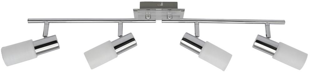 Rabalux Logan plafonnier 4x40 W blanc-chrome 6099