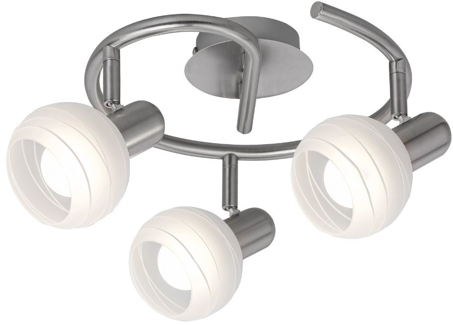 Rabalux Aurel plafonnier 3x40 W blanc-chrome-satin 6343
