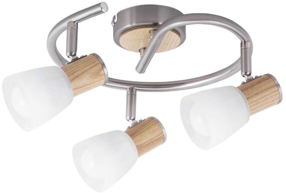 Rabalux Gavin plafonnier 3x40 W blanc-chrome-satin 6488