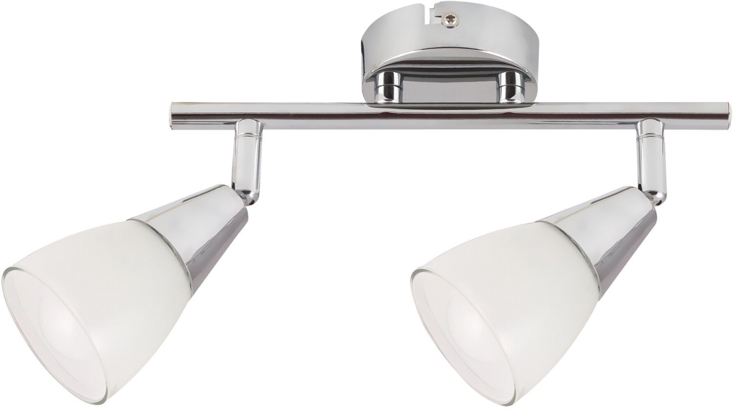 Rabalux Nicolette plafonnier 2x40 W blanc-chrome 6768