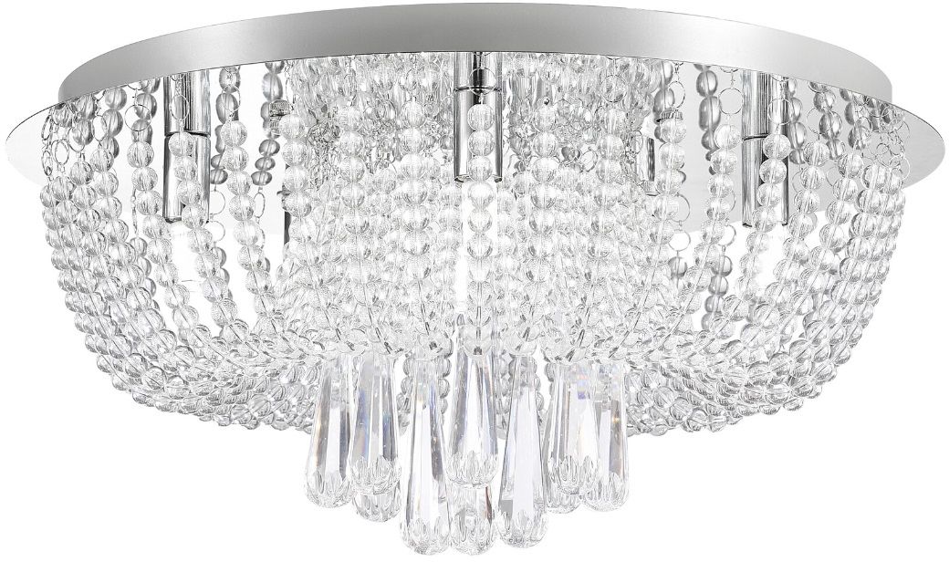 Rabalux Larisha plafonnier 6x40 W chrome-transparent 6806