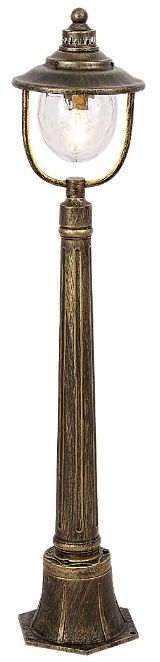 Rabalux Barcelona lampadaire extérieur 1x60 W transparent-doré 8679