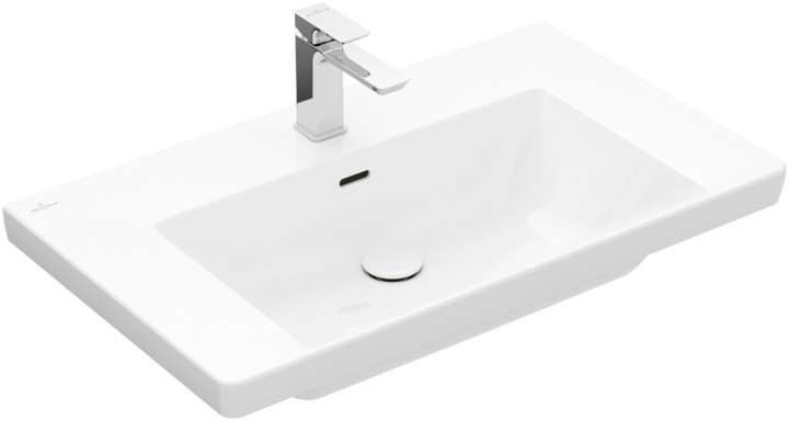 Villeroy & Boch Subway 3.0 lavabo 100x47 cm rectangulaire classique-de meuble blanc 4A70A5R1