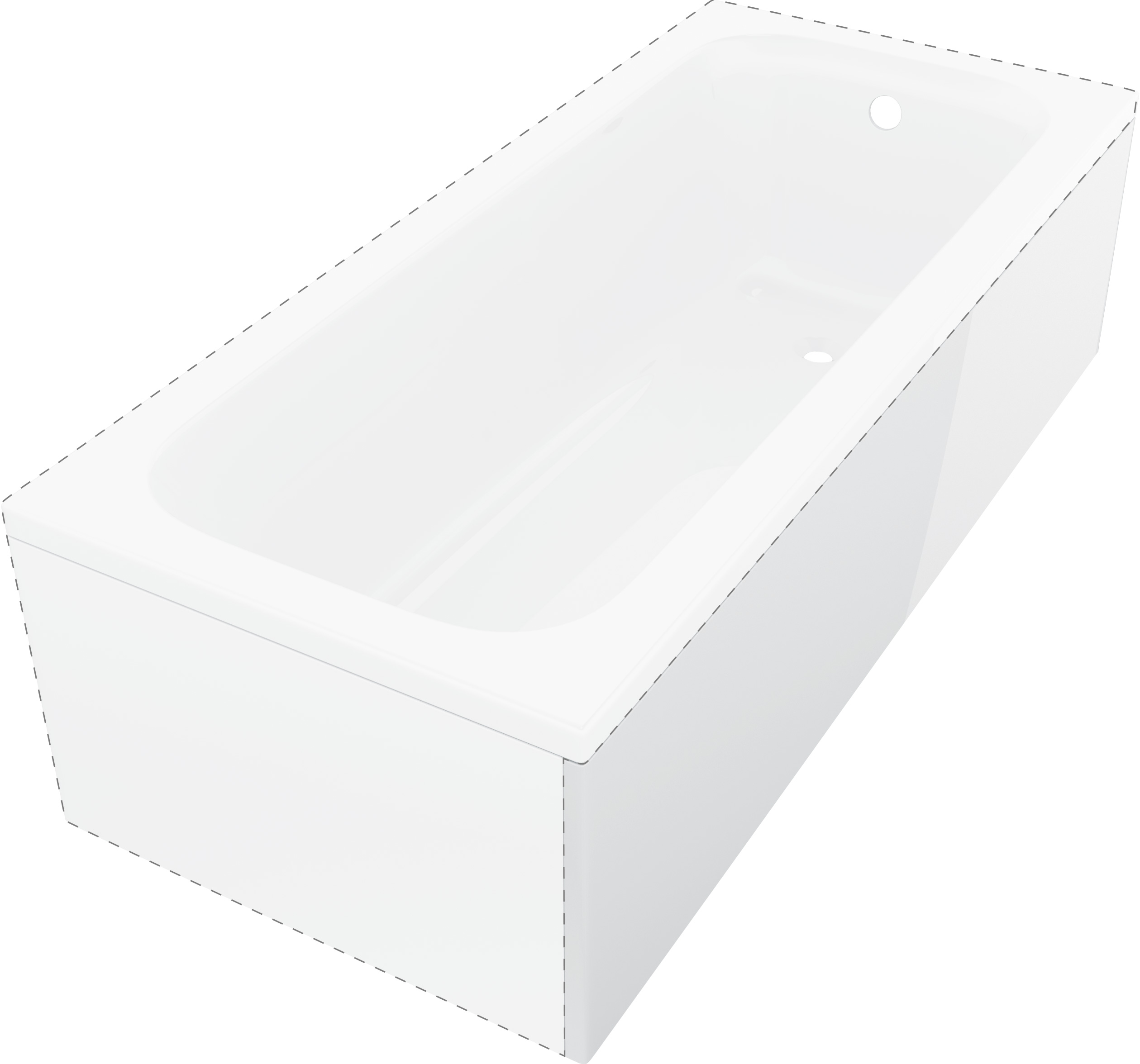 Deante Prizma habillage de baignoire KTJD015O