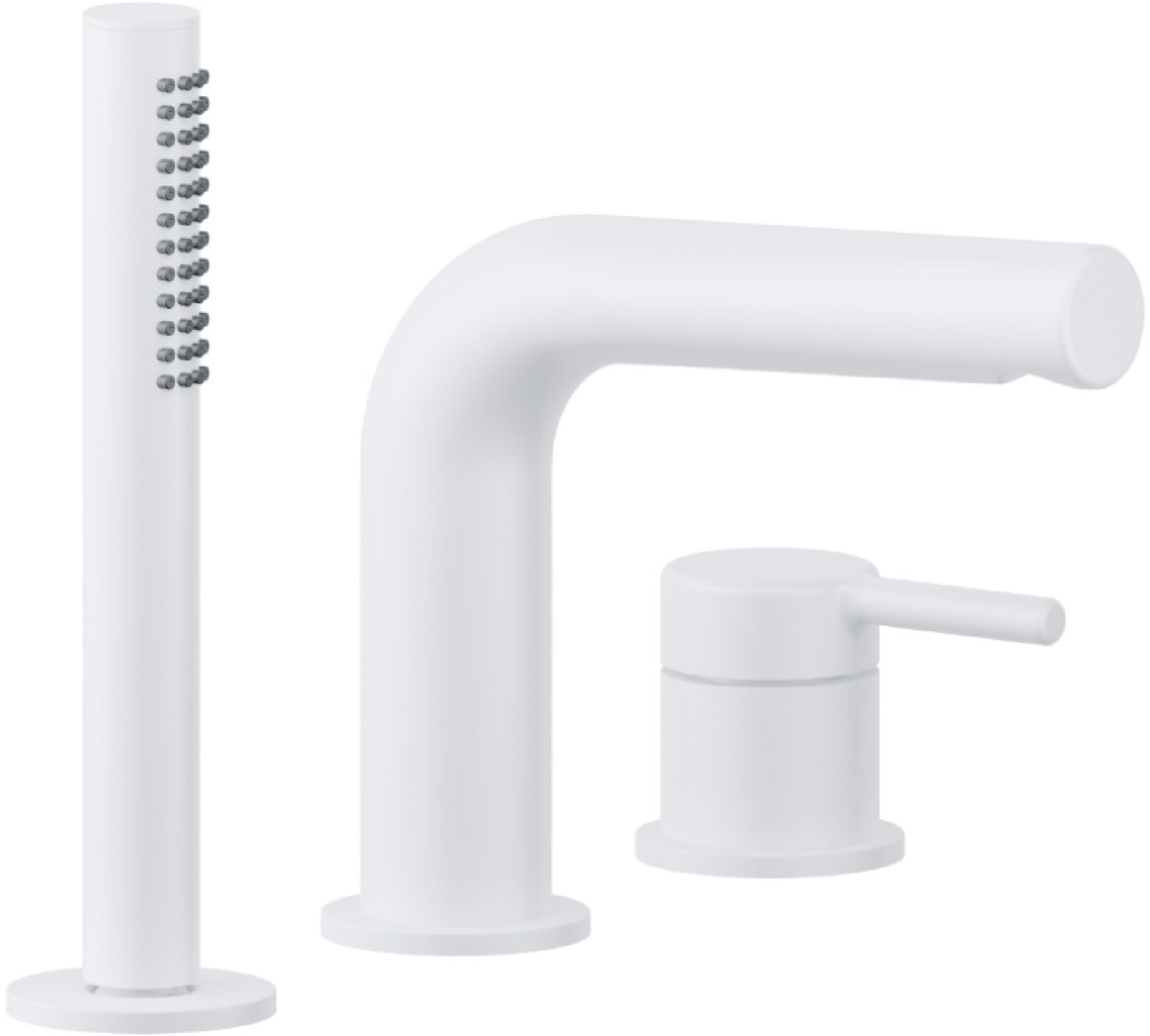 Excellent Pi mitigeur bain-douche pour baignoire blanc AREX.1234WH