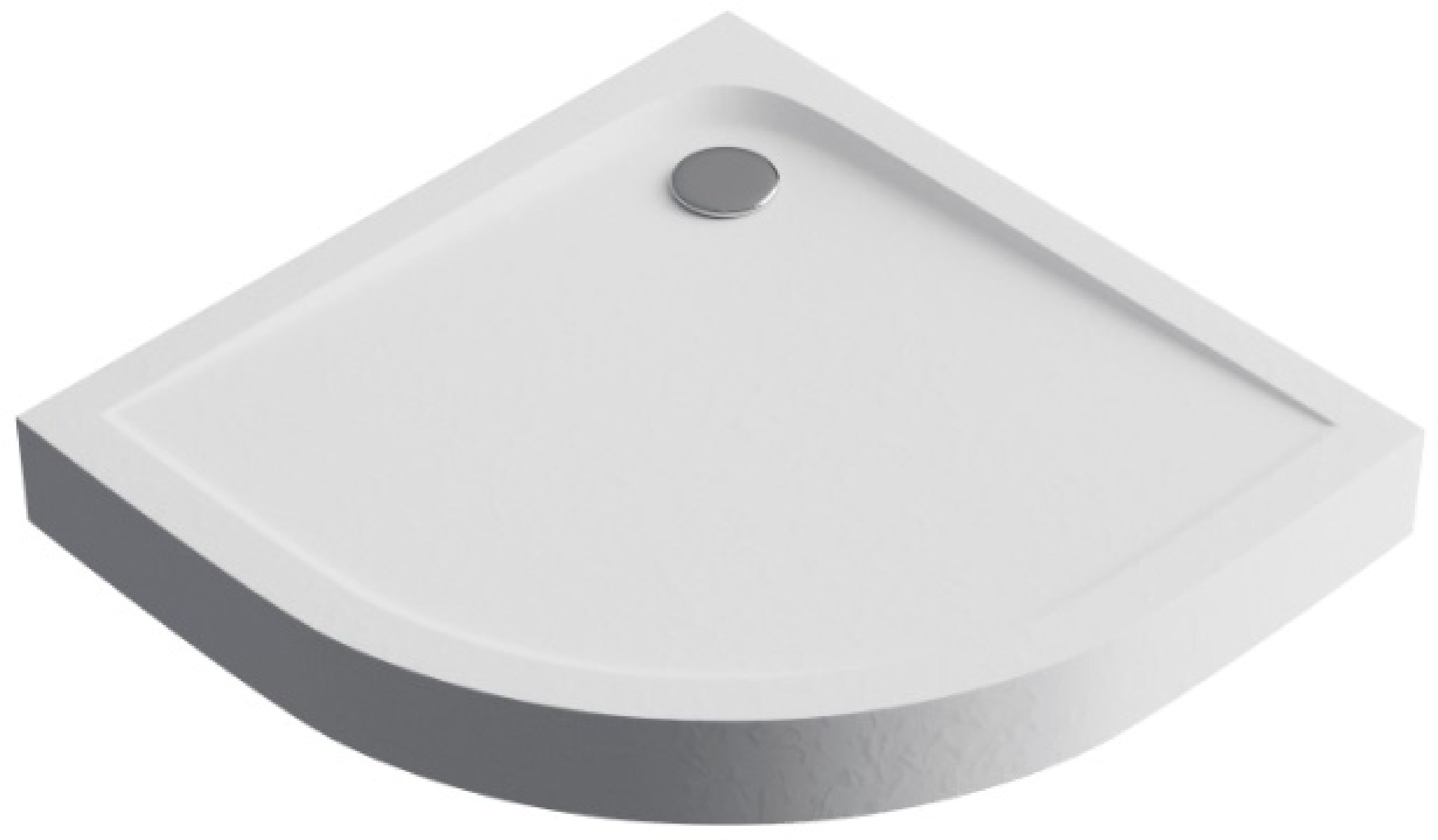 Excellent Sense X receveur de douche semi-circulaire 80x80 cm blanc BREX.1404080080WHC