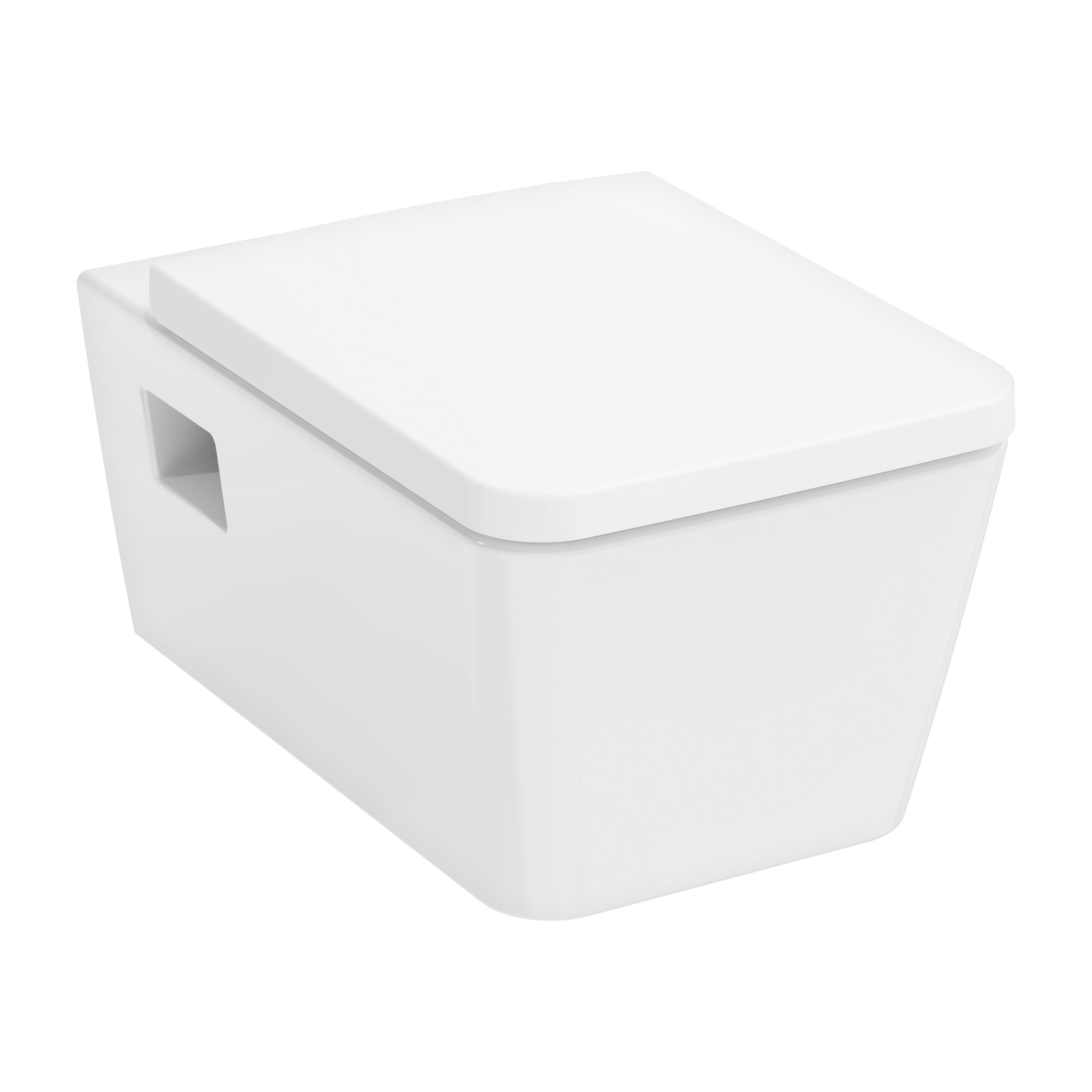 Hansgrohe EluPura Original Q cuvette wc avec abattant à descente lente suspendue oui blanc brillant 62051450