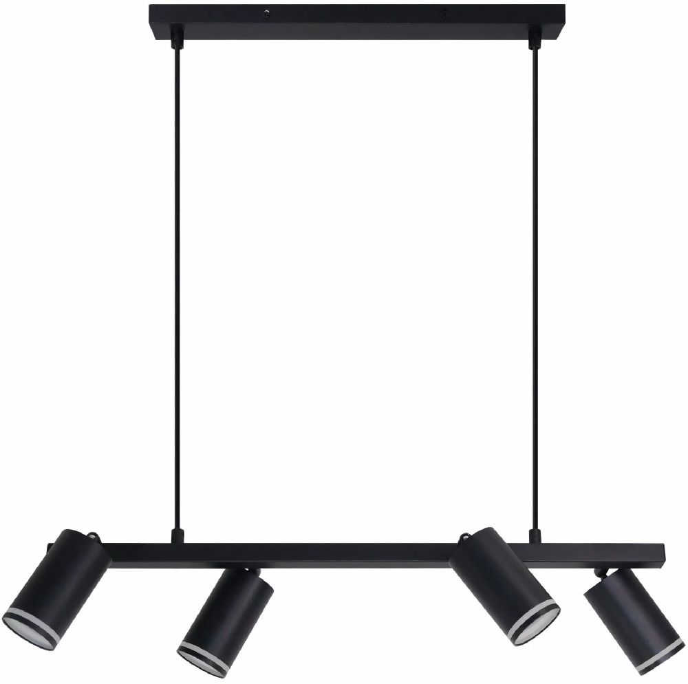 Goldlux Paris lampe suspendue 4x10 W noir 325358