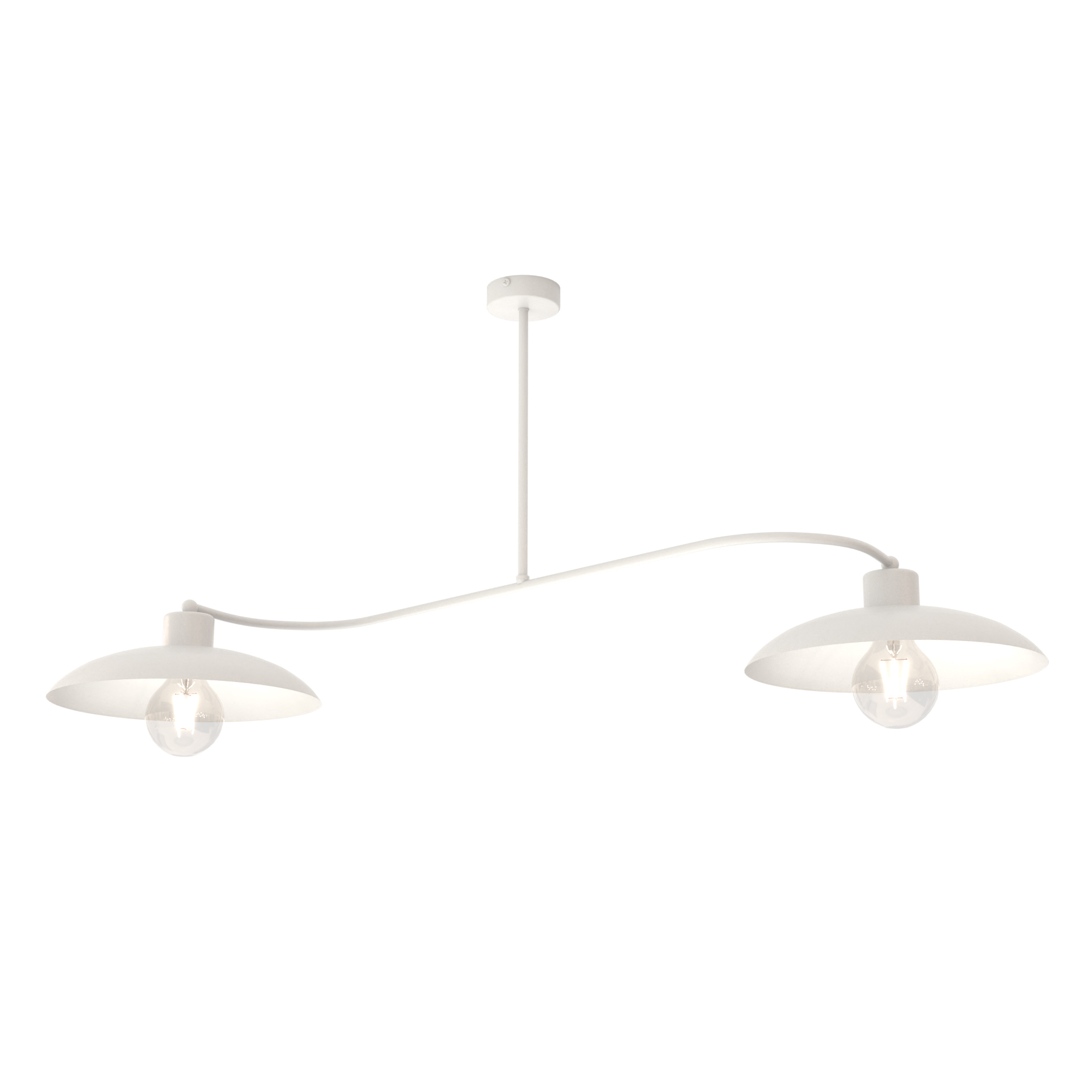 Emibig Foster plafonnier 2x10 W blanc 1354/2