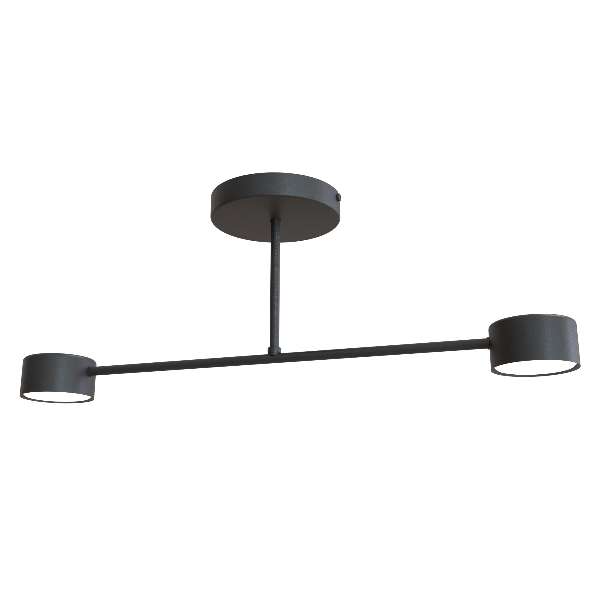 Emibig Halo plafonnier 2x10 W noir 1355/2