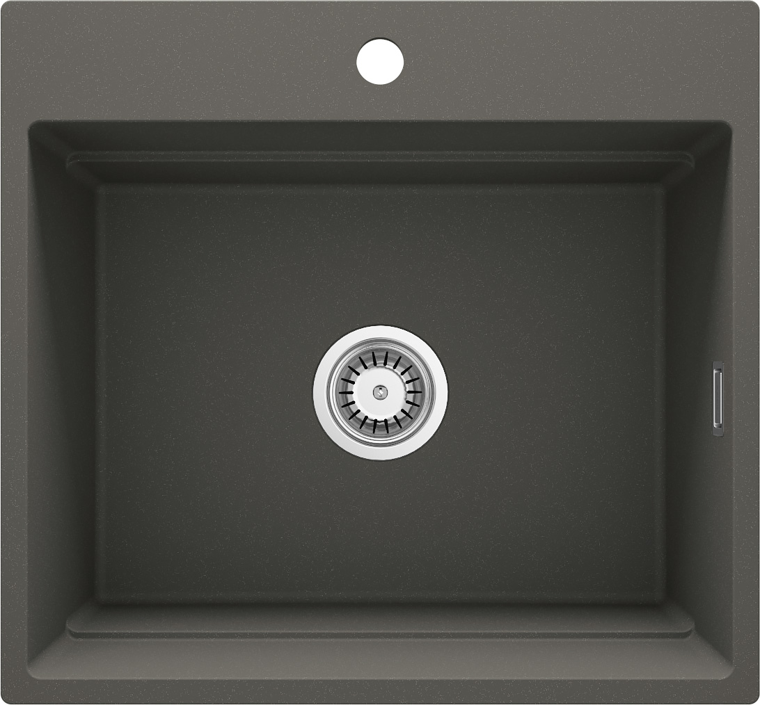 Deante Magnetic évier en granit 56x52 cm gris/graphite/onyx ZRM_T10A