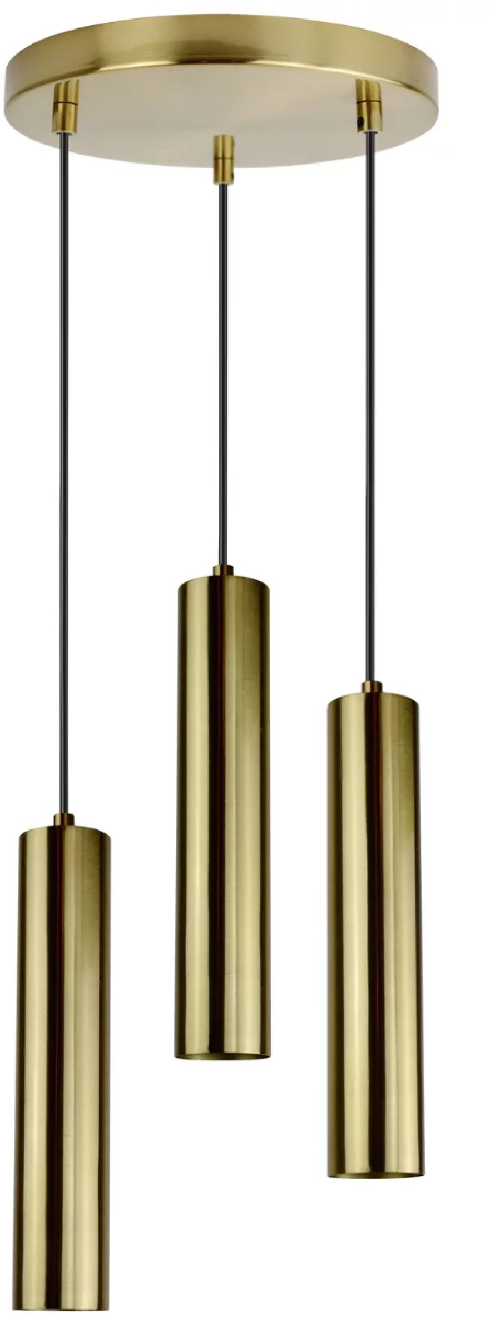 Goldlux Napoli lampe suspendue 3x8 W doré 317988