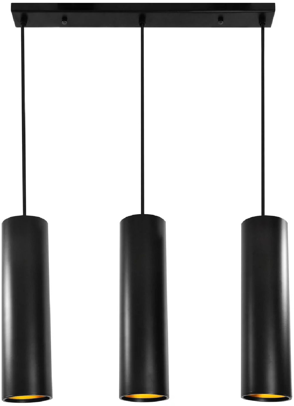 Goldlux Lati lampe suspendue 3x8 W noir 307583