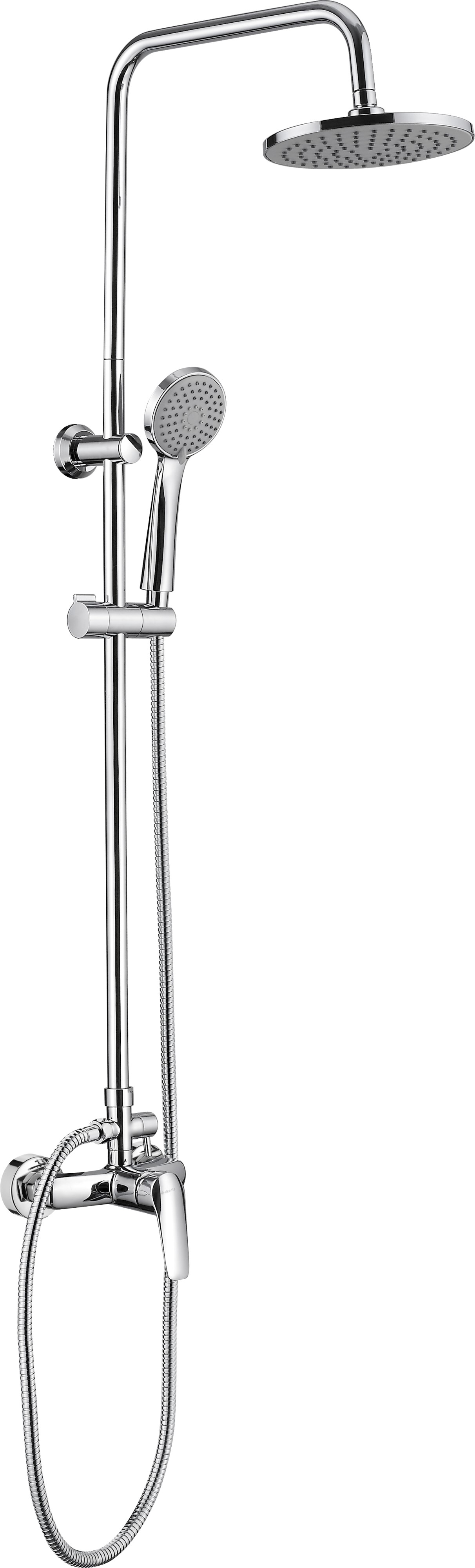 Deante Neo Boro kit baignoire-douche mural oui chrome NER_01RK