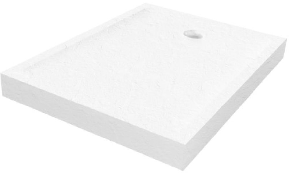 New Trendy Mild Stone receveur de douche rectangulaire 100x90 cm blanc B-0533