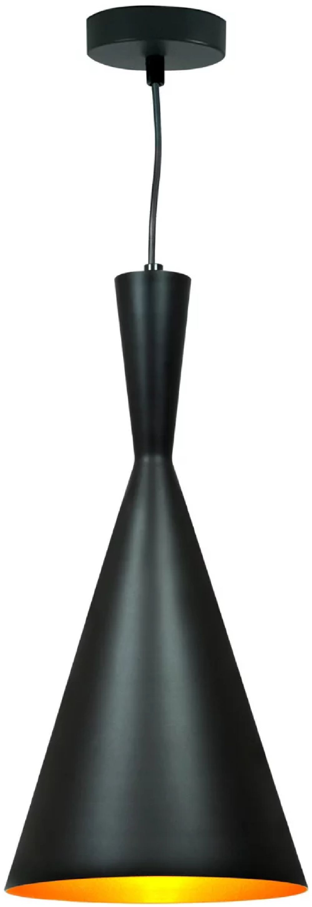 Goldlux Modern lampe suspendue 1x20 W noir 305466