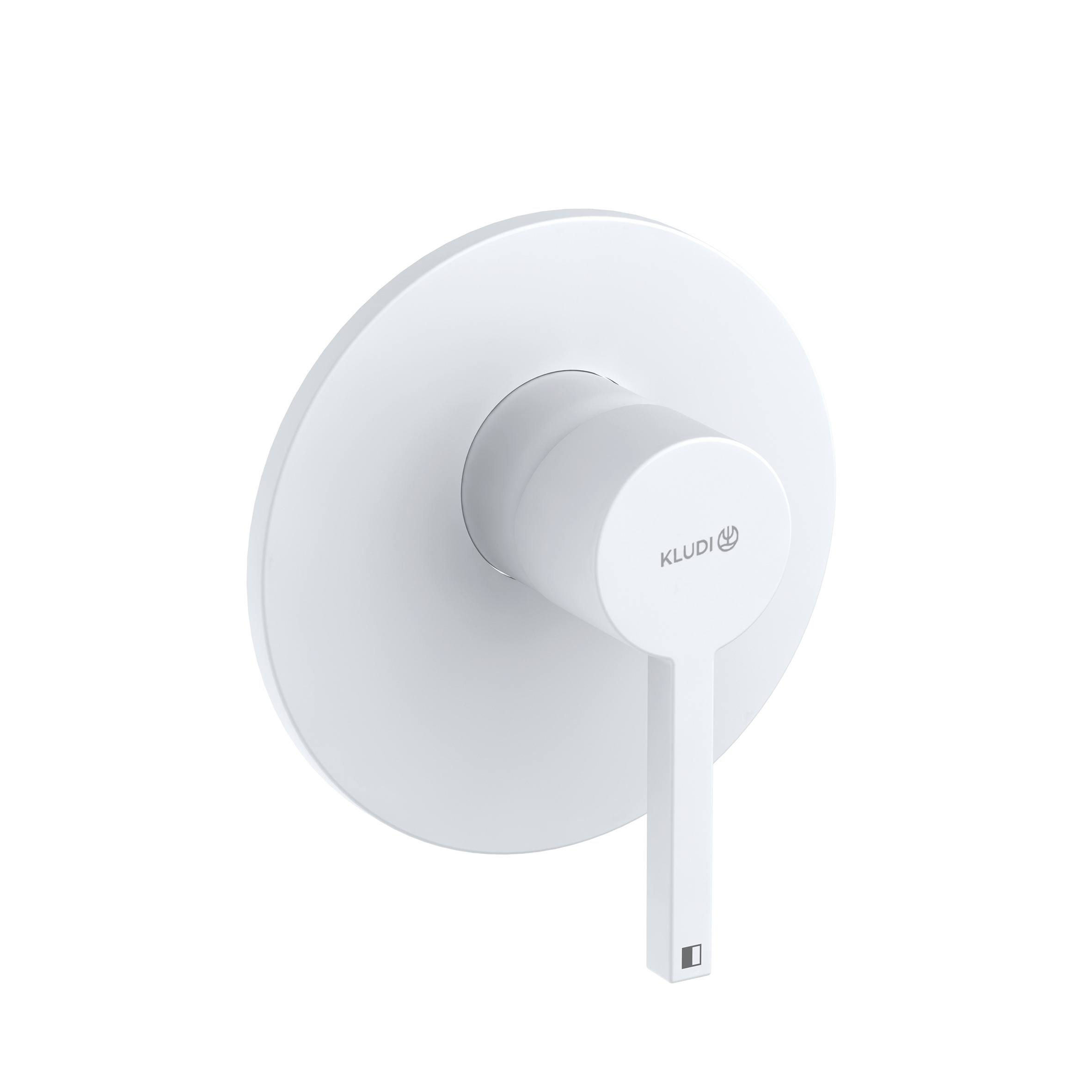 Kludi Nova Fonte Puristic mitigeur de douche encastrée blanc 207555315