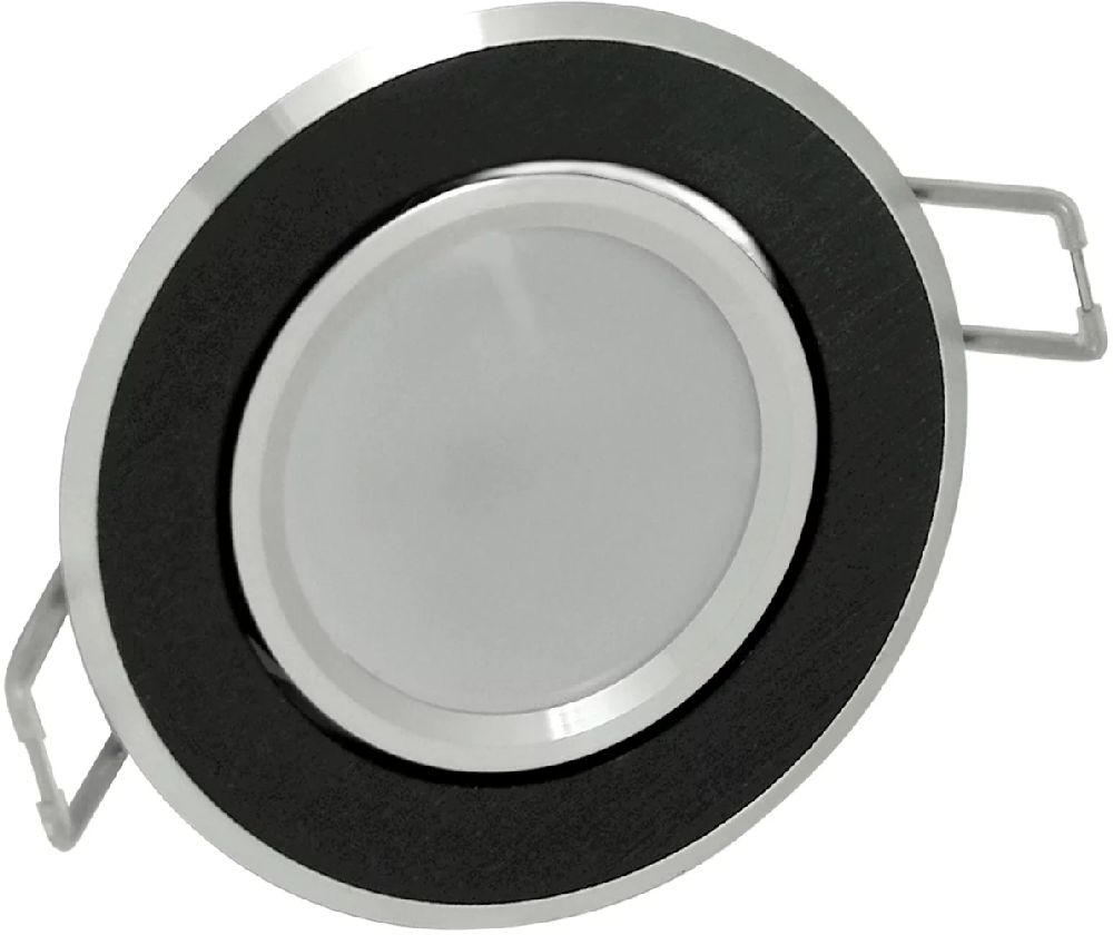 Goldlux Sun Olal spot encastré 1x3.5 W noir 305251