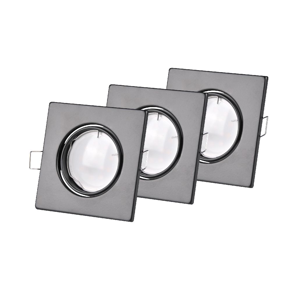 Goldlux Olin spot encastré 1x8 W noir 305879