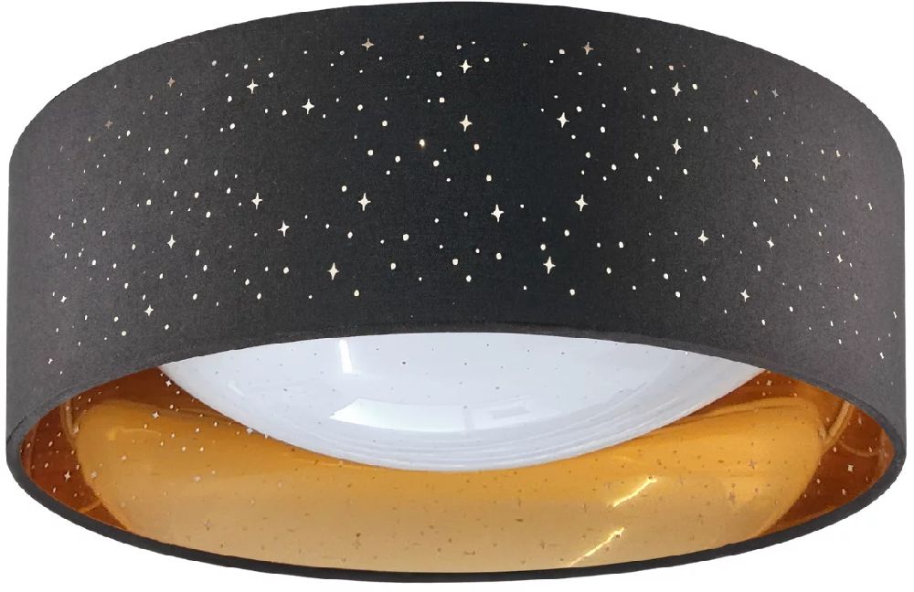 Goldlux Tuluza plafonnier 1x18 W noir 323088