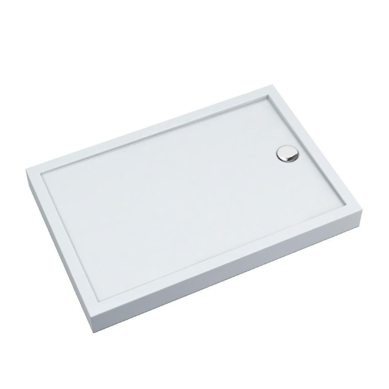 Schedline Cameron Smooth White receveur de douche rectangulaire 100x90 cm blanc 3ST.C2P-90100