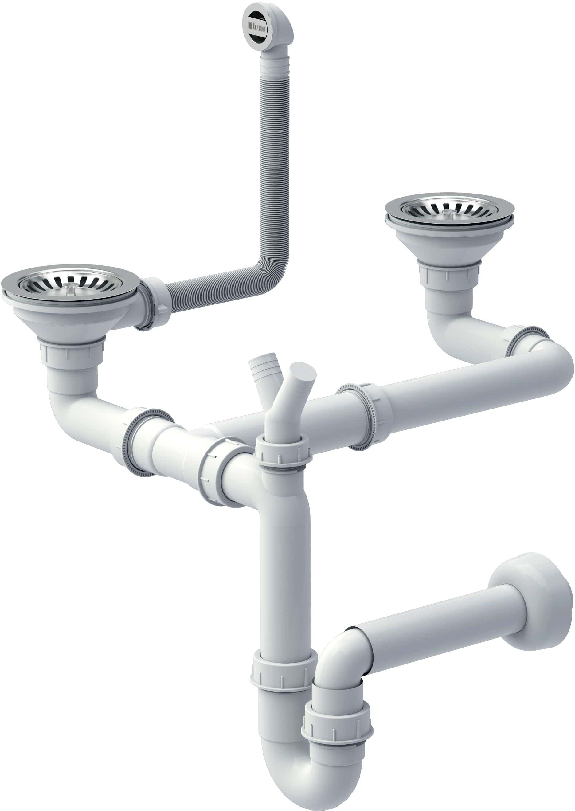 Quadron Save Space siphon d’évier M2SSDG4