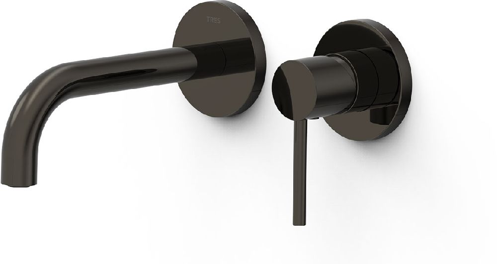 Tres Study Exclusive mitigeur de lavabo encastrée noir 26230021KM