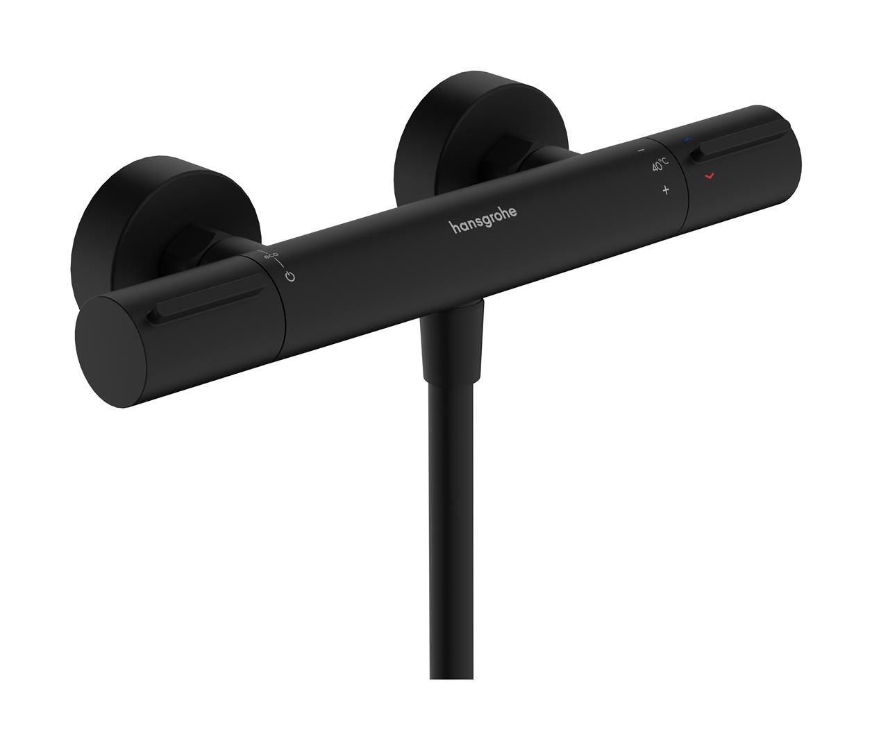 Hansgrohe Ecostat Element mitigeur de douche murale oui noir 13346670