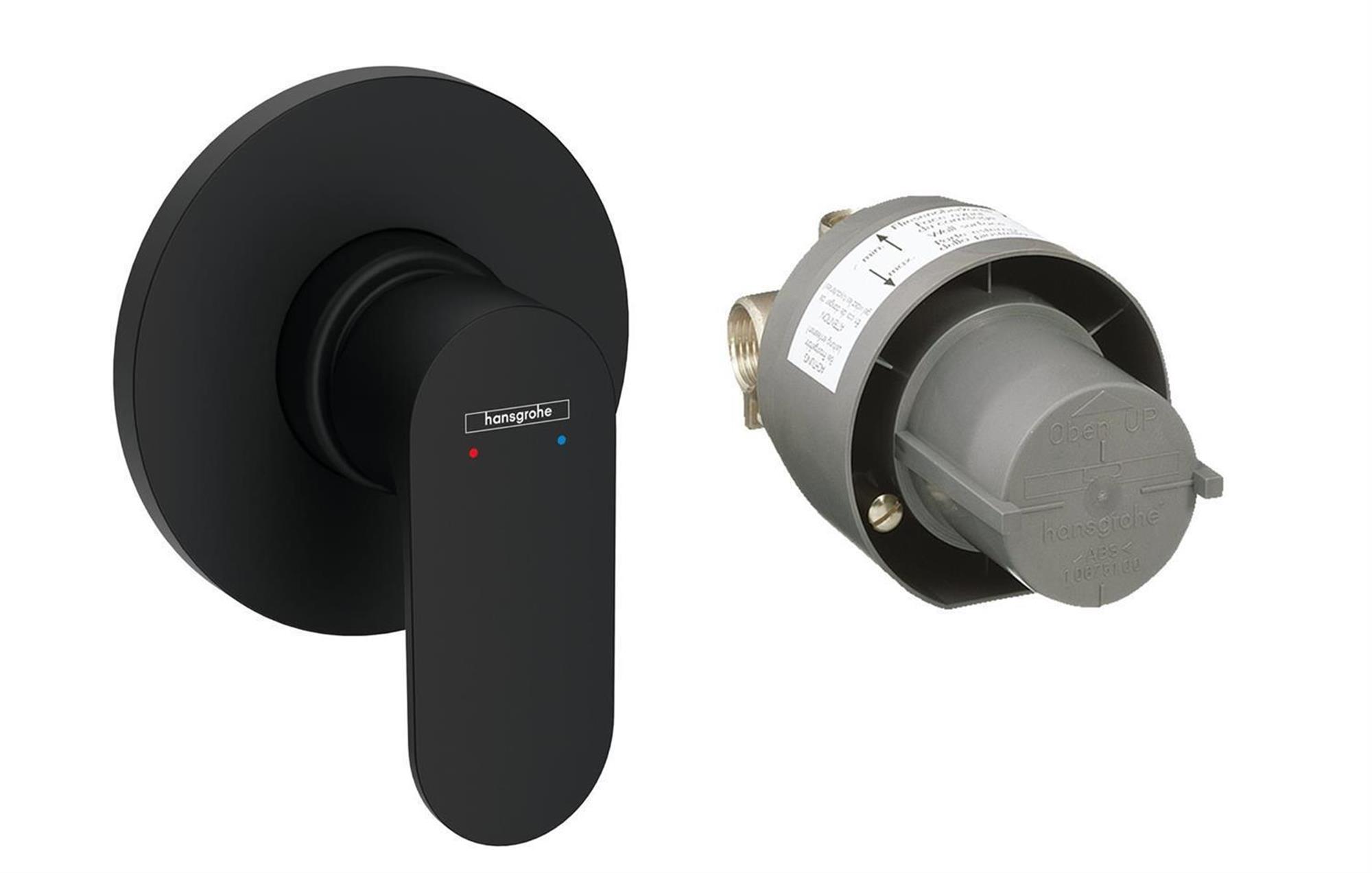 Hansgrohe Rebris S mitigeur de douche encastrée noir 72648670