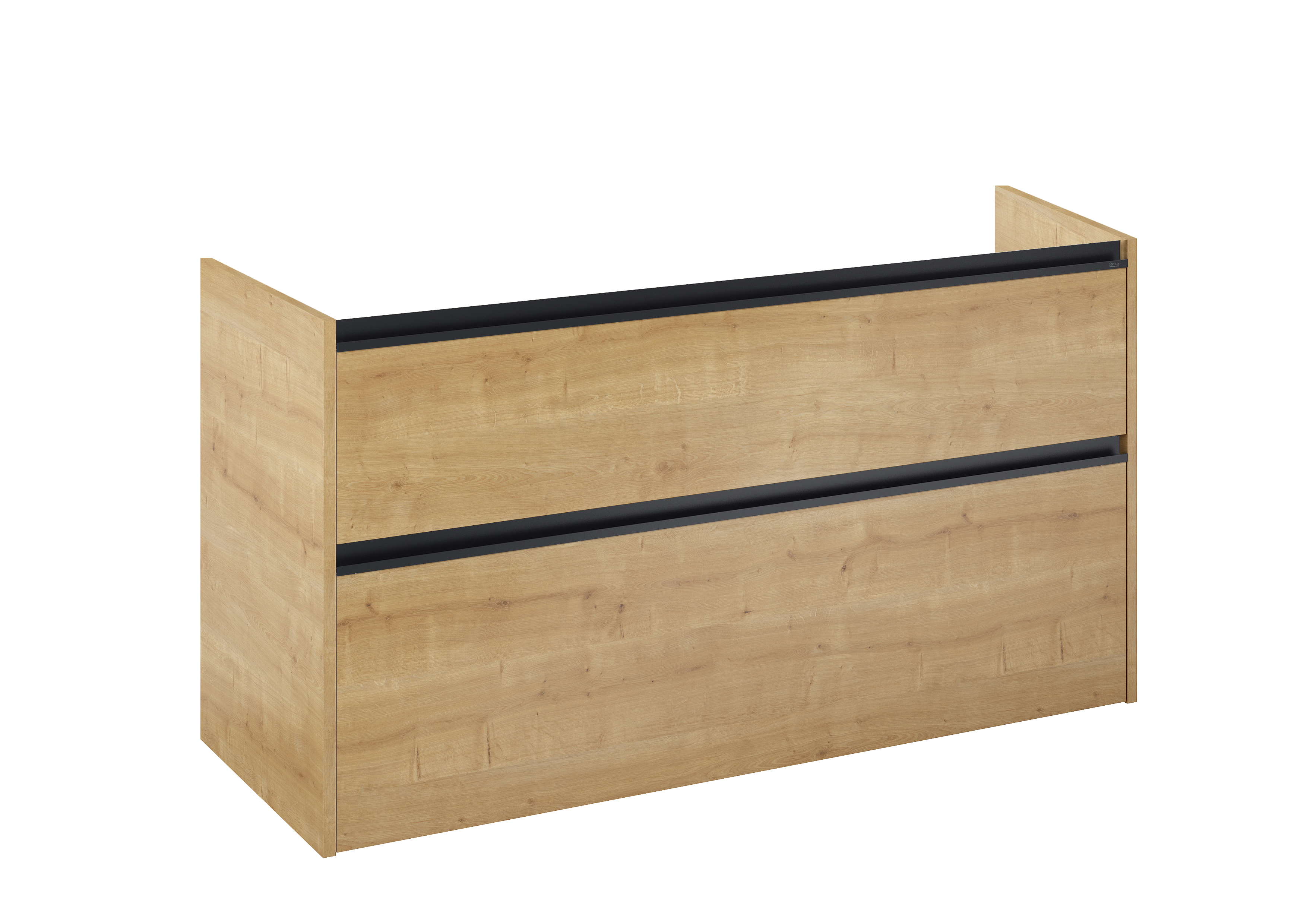 Roca Gap Pro armoire 63.5x45.1x118.4 cm sous-lavabo suspendu chêne A857906464