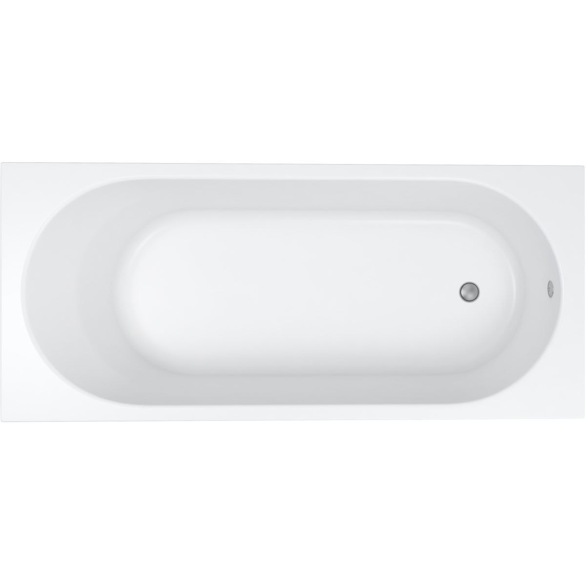 Oltens Lykke baignoire rectangulaire 160x70 cm blanc 10010000