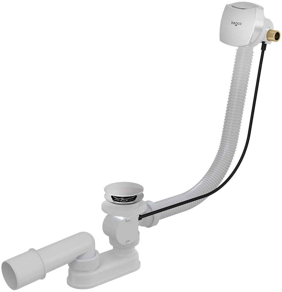 Besco siphon de baignoire chrome SMA-KKN