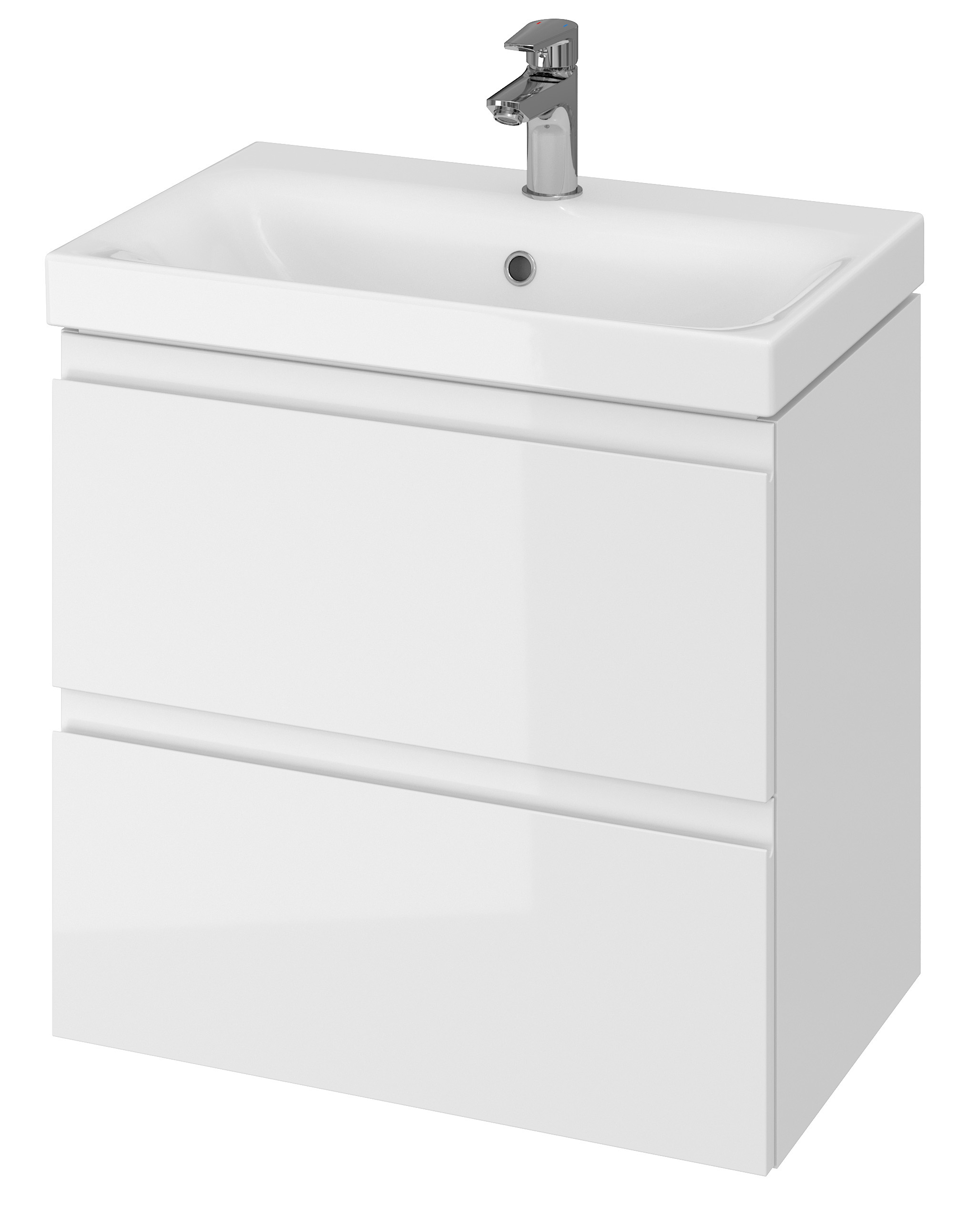 Cersanit Moduo meuble de salle de bain 59.5x37.5x57 cm sous-lavabo suspendu blanc S590-004-DSM