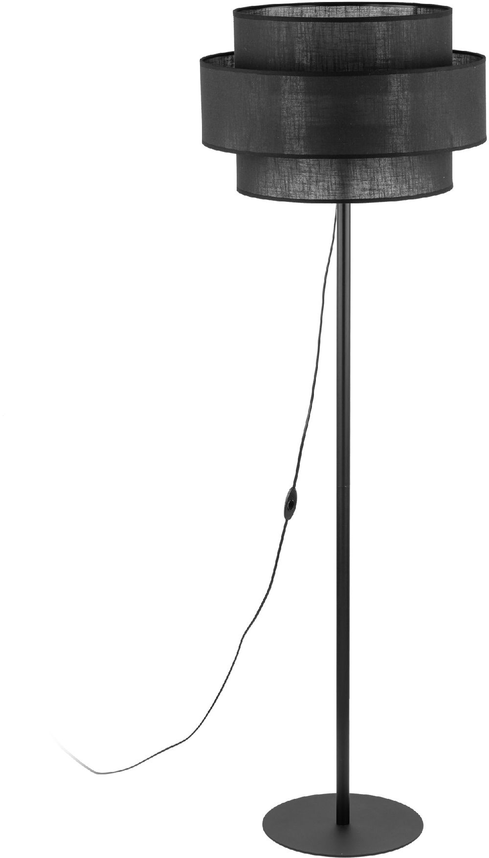 TK Lighting Calisto lampadaire 1x15 W noir 5896