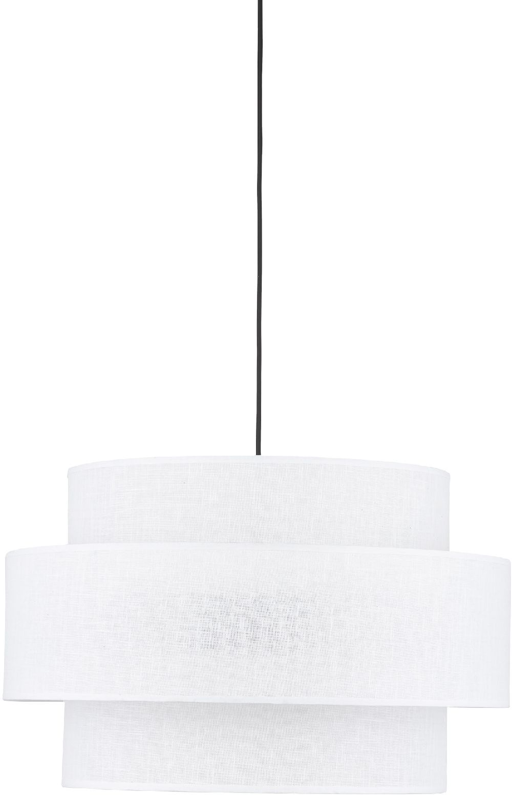 TK Lighting Calisto lampe suspendue 3x15 W blanc 5363