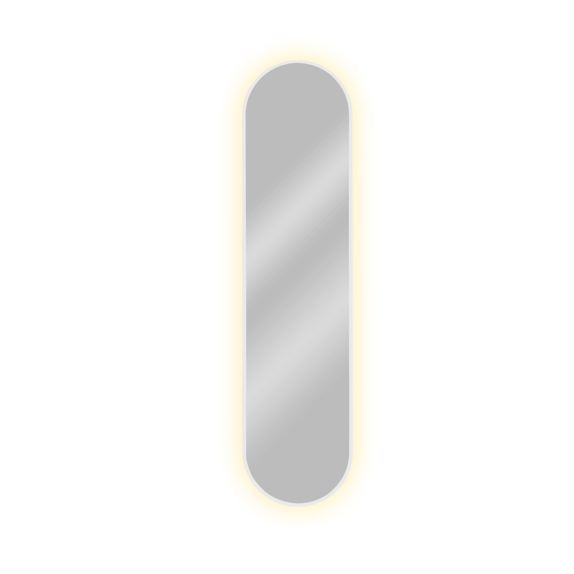 Baltica Design Tiny Border Pastille miroir 40x60 cm ovale avec éclairage blanc 5904107929026